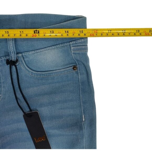 Lee Womens XL Skinny Fit Stretch Denim Jeans Light Blue, cotton/ polyester, NWT - Picture 6 of 7
